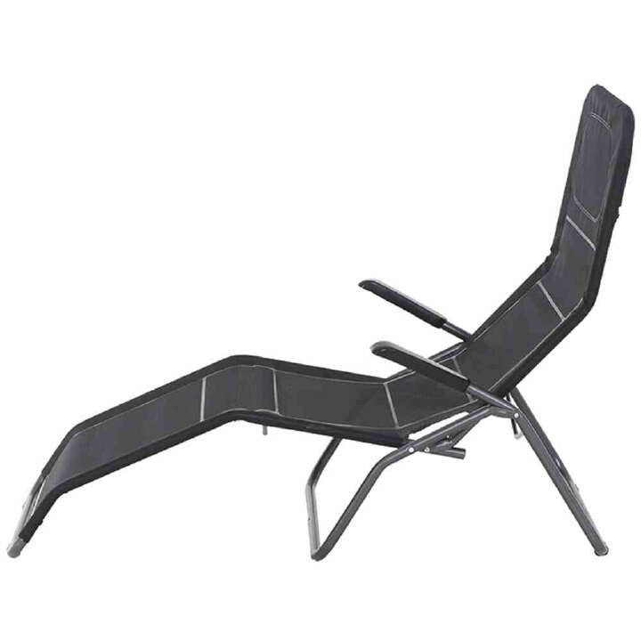 SIENA GARDEN Anco Kippliege anthrazit / schwarz